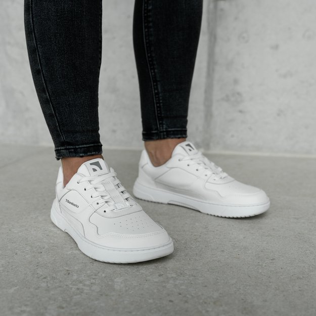Barefoot Sneakers Barebarics Zing - All White - Leather