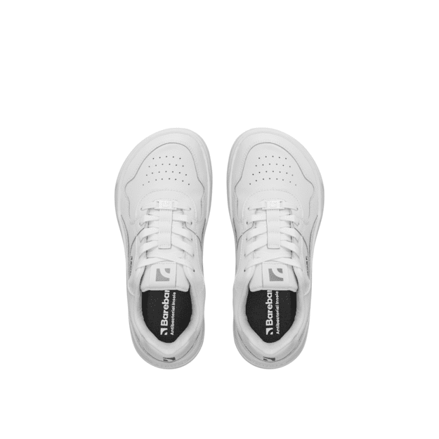 Barefoot Sneakers Barebarics Zing - All White - Leather