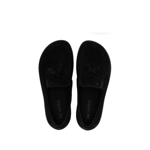Barefoot mokasinai Be Lenka Portsiders - visiškai juodi