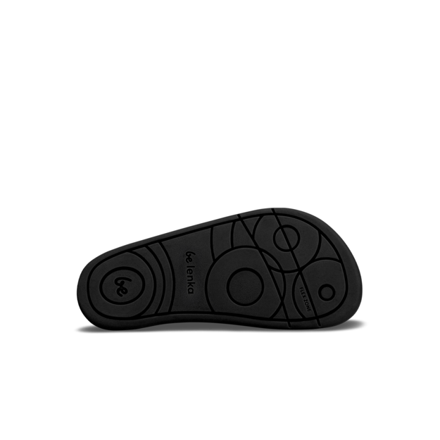 Vaikiški barefoot kedai Be Lenka Scoot Junior - visiškai juodi