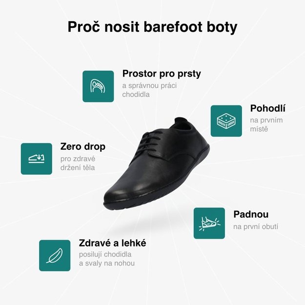 P&aacute;nsk&eacute; Barefoot+ Polobotky GROUNDIES&reg; Palermo Čern&eacute;