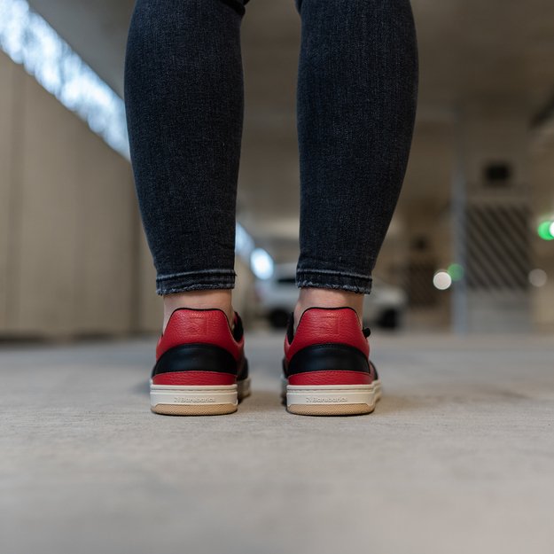 Barefoot kedai Barebarics Wave - Black & Red 14
