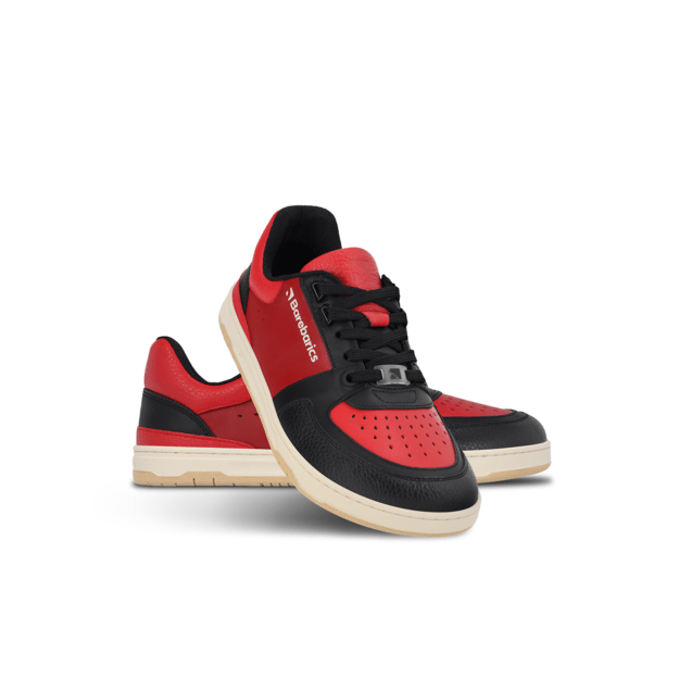 Barefoot kedai Barebarics Wave - Black & Red 19