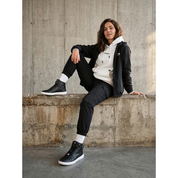 Barefoot Sneakers Barebarics Zing - High Top - Black & White