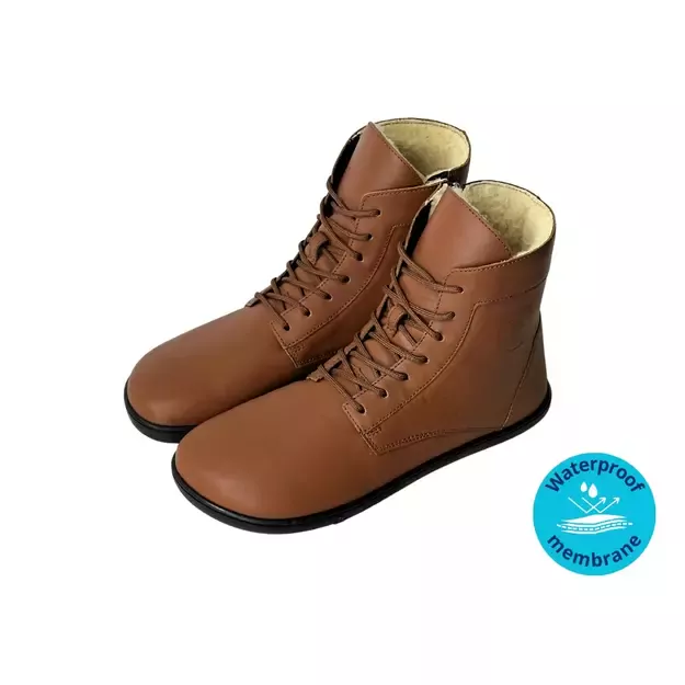 Antal barefoot žieminiai batai Venero ruda 