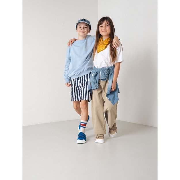 Kids barefoot sneakers Be Lenka Canvi Kids - Blue