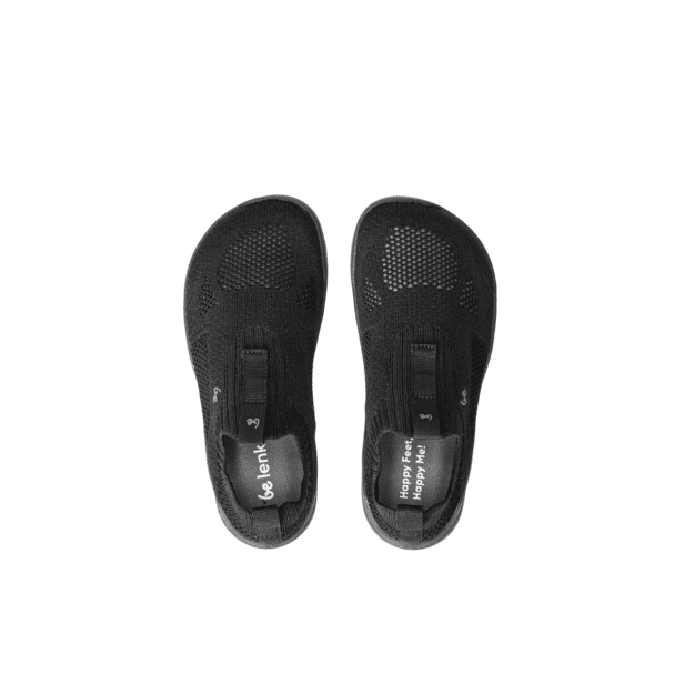 Kids Barefoot Slip-on Shoes Be Lenka Luppo Kids - All Black