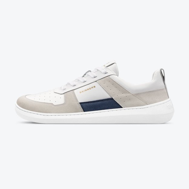 Skinners barefoot Oldschooler II balta/mėlyna