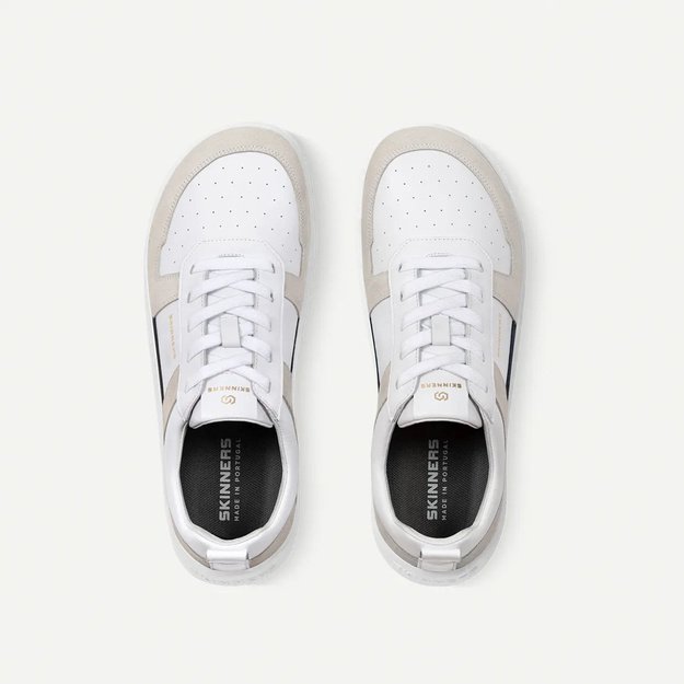 Skinners barefoot Oldschooler II balta/mėlyna