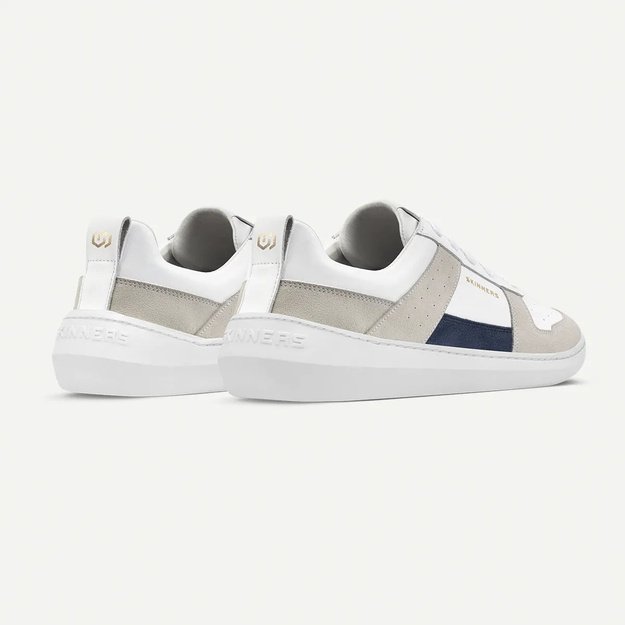 Skinners barefoot Oldschooler II balta/mėlyna