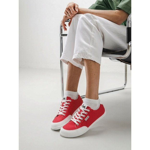 Barefoot Sneakers Be Lenka Rebound - Red & White