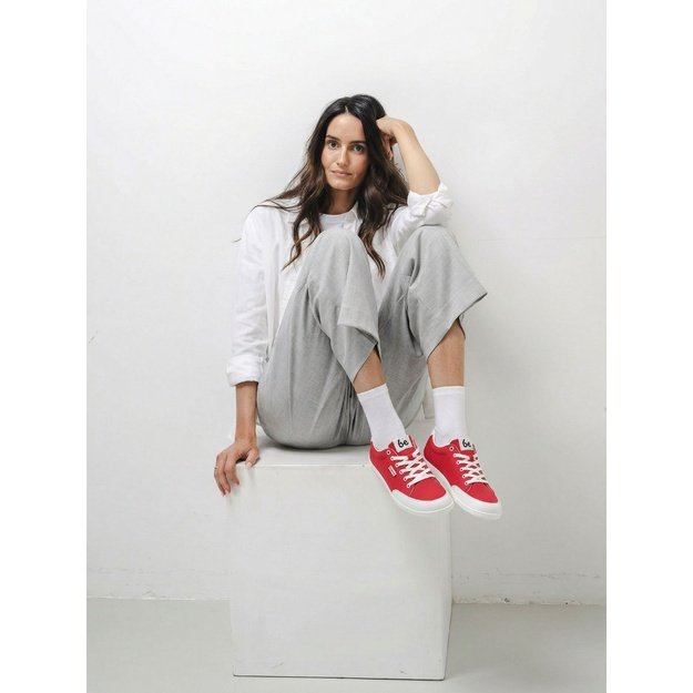 Barefoot Sneakers Be Lenka Rebound - Red & White