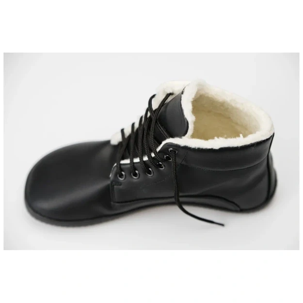 Ahinsa barefoot winter ankle black