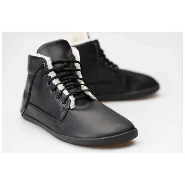 Ahinsa barefoot winter ankle black