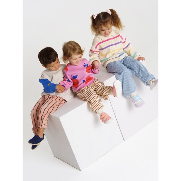 Kids barefoot sneakers Be Lenka Canvi Preschool - Coral Pink