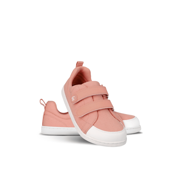 Kids barefoot sneakers Be Lenka Canvi Preschool - Coral Pink