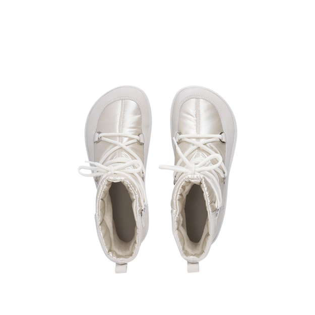 Winter Barefoot Boots Be Lenka Snowfox Woman - Pearl White