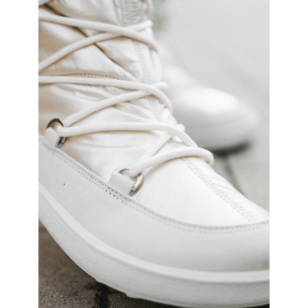 Winter Barefoot Boots Be Lenka Snowfox Woman - Pearl White