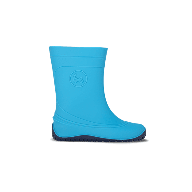 Kids Barefoot Rain Boots Be Lenka Pudds - Aqua Blue