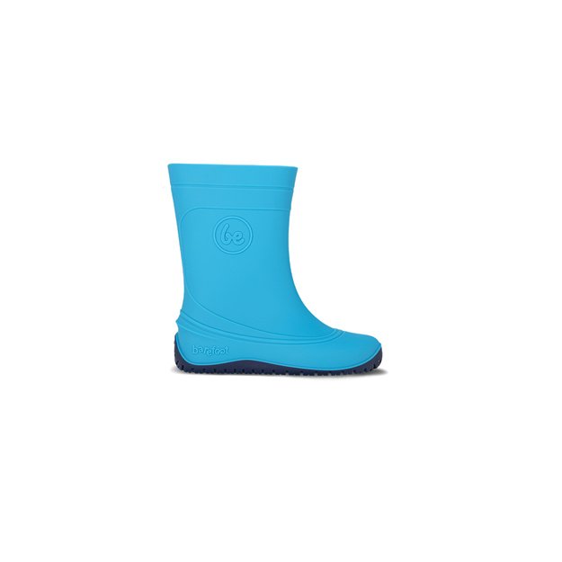 Kids Barefoot Rain Boots Be Lenka Pudds - Aqua Blue