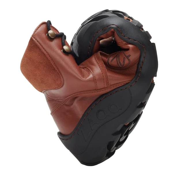 ZAQQ barefoot žieminiai batai TERRAQ Cognac Winter Waterproof