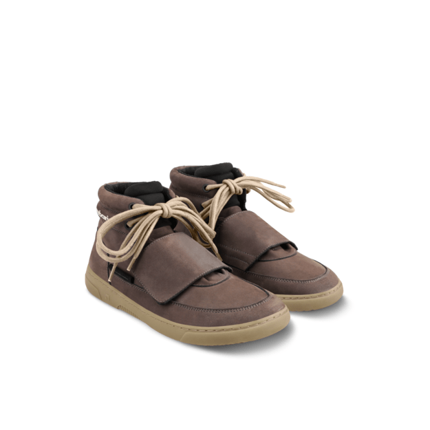 Barefoot Sneakers Barebarics Blizzard - Dark Chocolate Brown