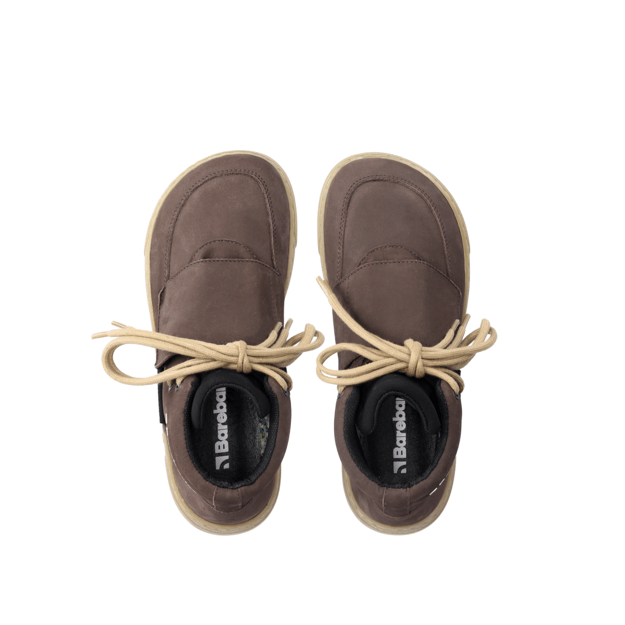 Barefoot Sneakers Barebarics Blizzard - Dark Chocolate Brown