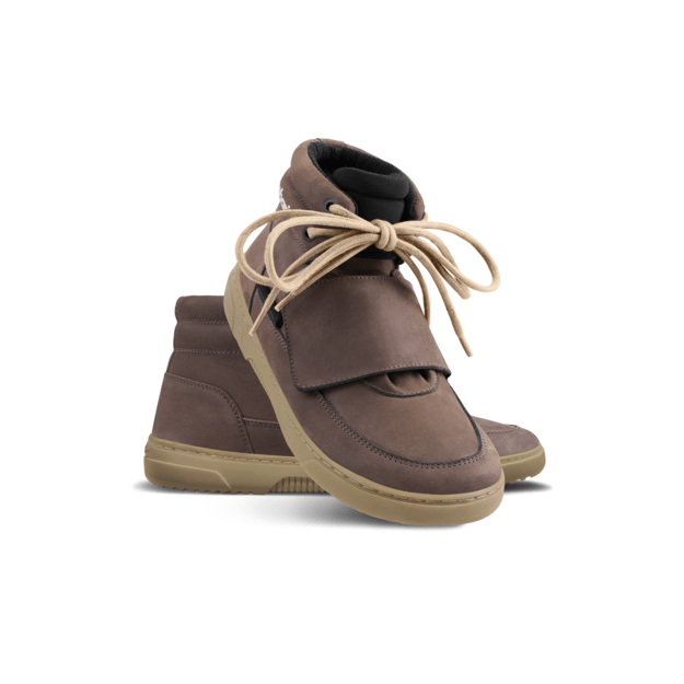 Barefoot Sneakers Barebarics Blizzard - Dark Chocolate Brown