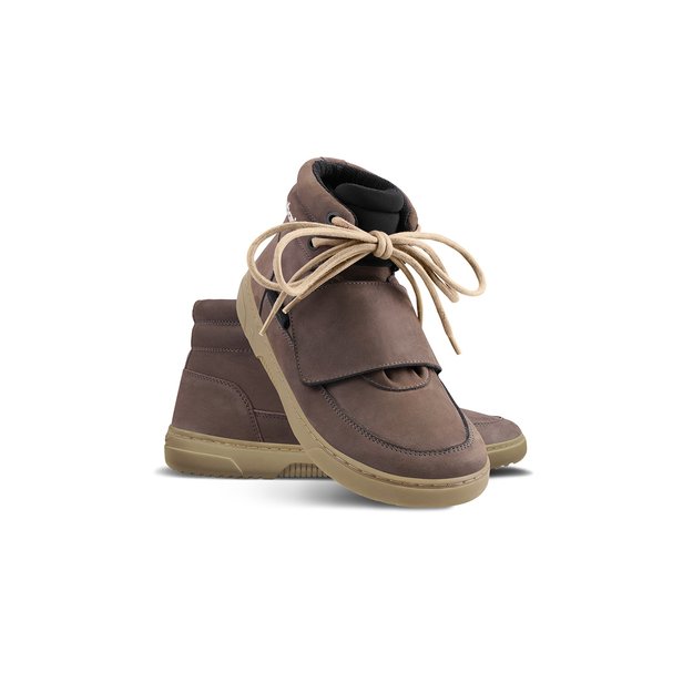 Barefoot Sneakers Barebarics Blizzard - Dark Chocolate Brown