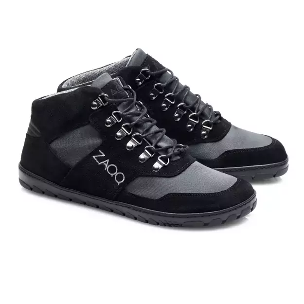 ZAQQ barefoot atsparūs vandeniui batai HIQE Mid juoda