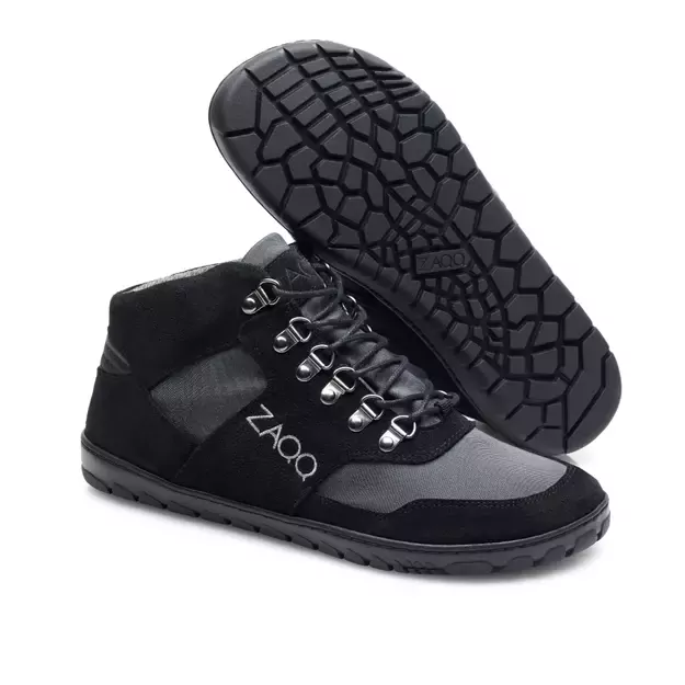 ZAQQ barefoot atsparūs vandeniui batai HIQE Mid juoda 2
