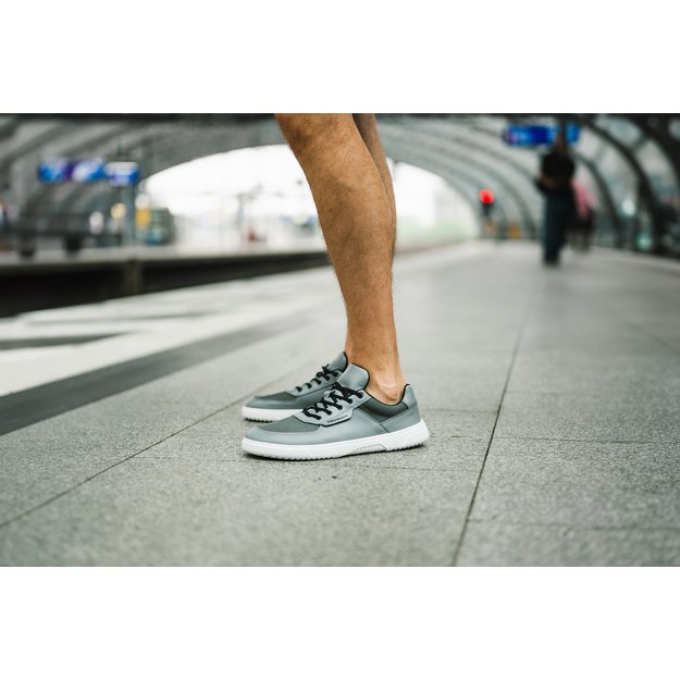 Barefoot Sneakers Barebarics Bravo - Grey & White