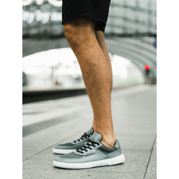 Barefoot Sneakers Barebarics Bravo - Grey & White
