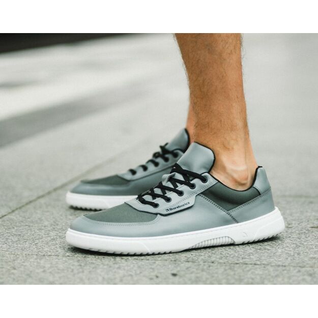 Barefoot Sneakers Barebarics Bravo - Grey & White