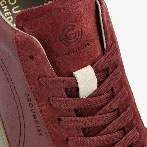 GROUNDIES® Moteriški barefoot batai  Panama bordo