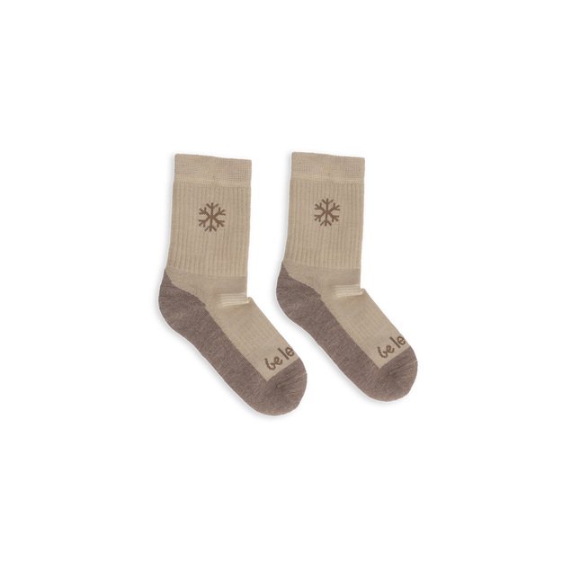 Kids barefoot Socks Be Lenka Kids - Crew - Merino Wool - Beige