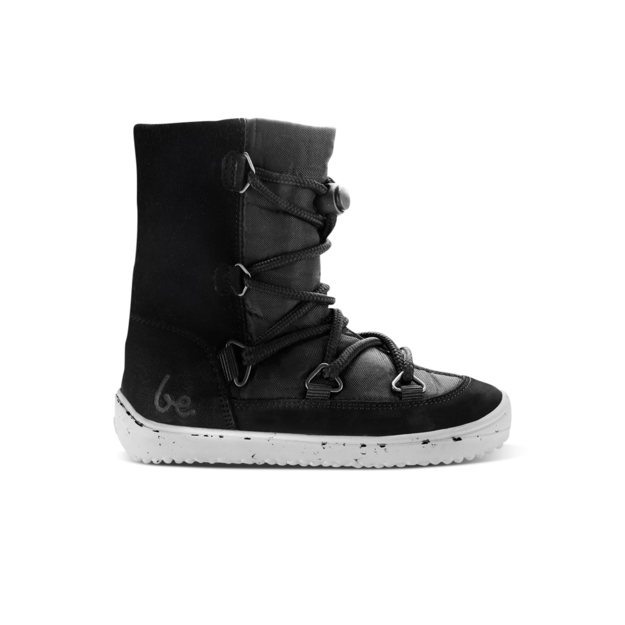 Winter Kids Barefoot Be Lenka Snowfox Kids 2.0 - Black