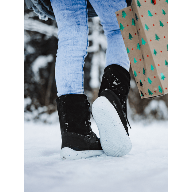 Winter Kids Barefoot Be Lenka Snowfox Kids 2.0 - Black