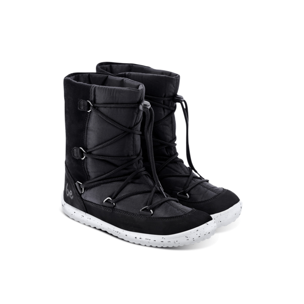 Winter Kids Barefoot Be Lenka Snowfox Kids 2.0 - Black