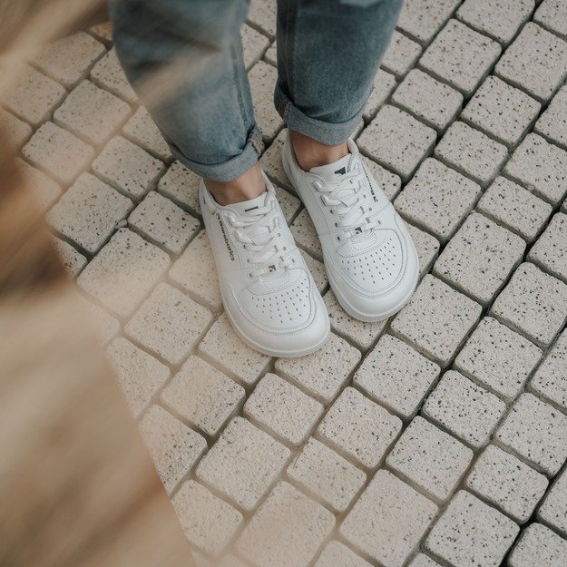 Barefoot Sneakers Barebarics Wave - All White (Sandėlio prekė)