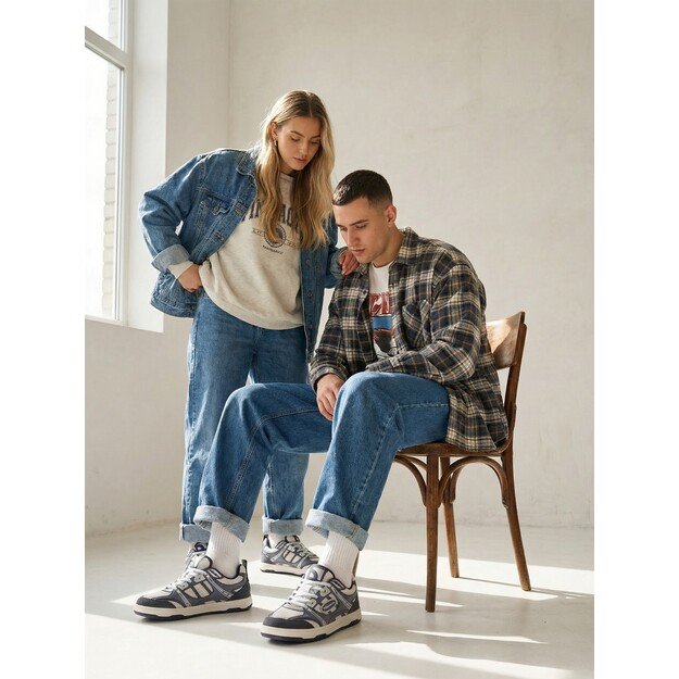 Barefoot Sneakers Barebarics Dropsta - Blue & Silver