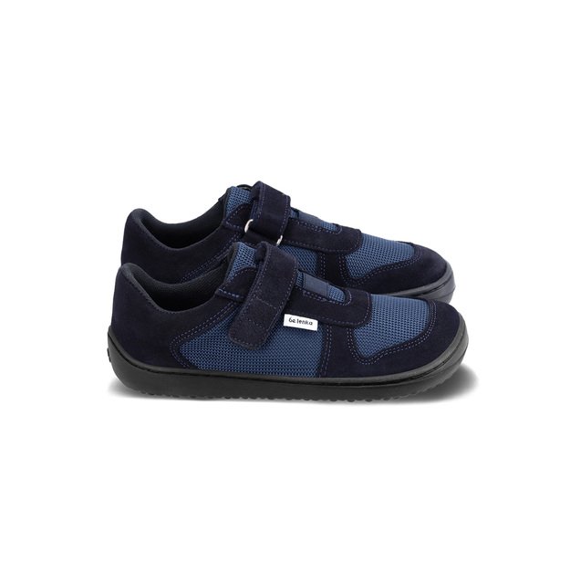 Kids barefoot sneakers Be Lenka Joy - Dark Blue & Black