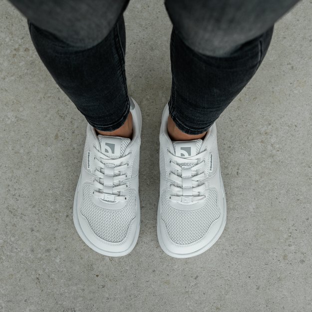 Barefoot Sneakers Barebarics Zing - Fresh - White & Silver