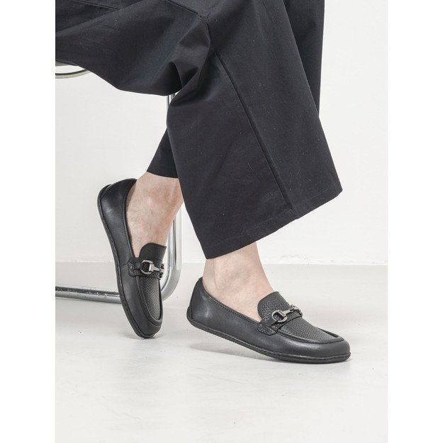Barefoot Moccasins Be Lenka Divella - Black & Gunmetal