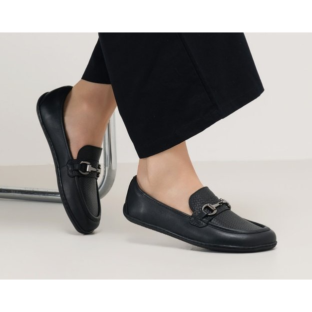 Barefoot Moccasins Be Lenka Divella - Black & Gunmetal