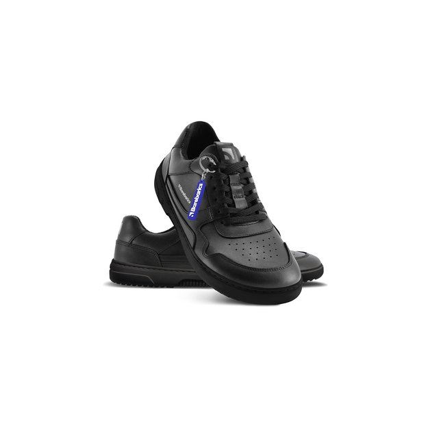 Barefoot Sneakers Barebarics Zing - Black - Leather