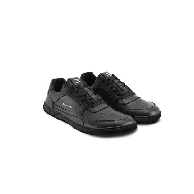 Barefoot Sneakers Barebarics Zing - Black - Leather