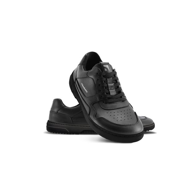 Barefoot Sneakers Barebarics Zing - Black - Leather