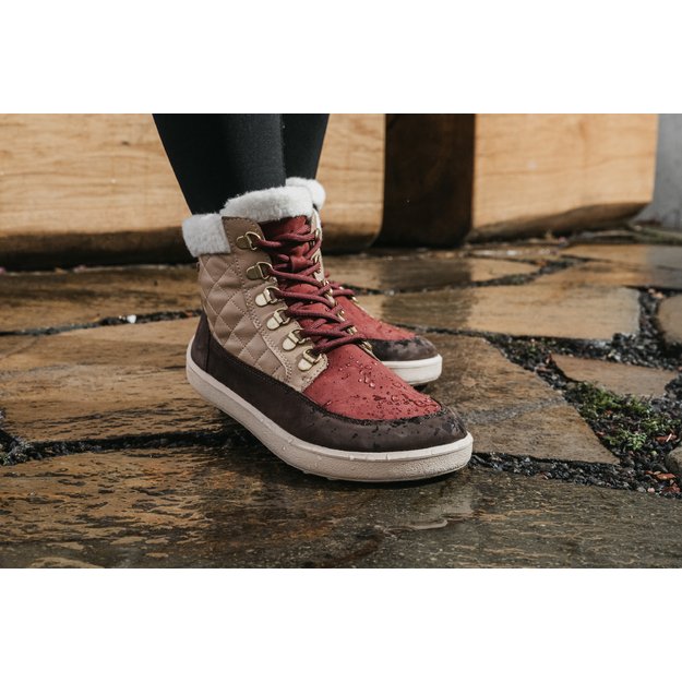 Barefoot Boots Be Lenka Olivia - Brown & Burgundy