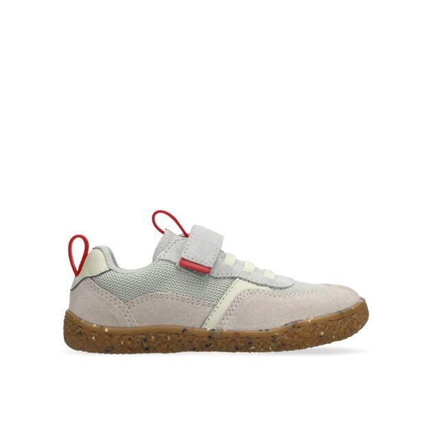 Dětsk&eacute; Barefoot Tenisky GROUNDIES&reg; Lou 2.0 &Scaron;alvějovo Zeleno Červen&eacute;